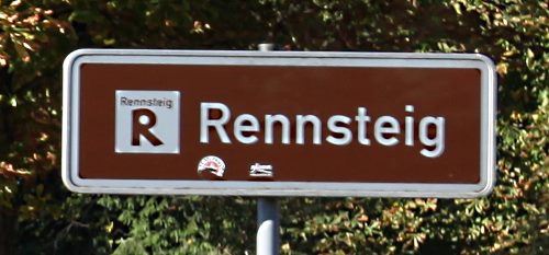 Rennsteig Schild