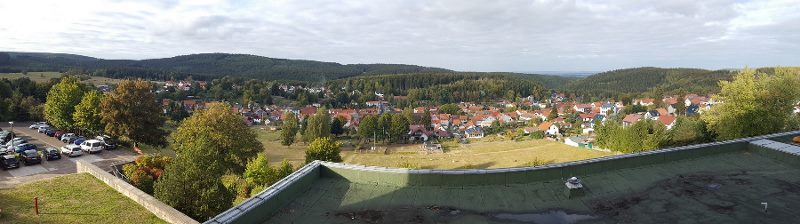 Schmalkalden Blick vom Schloss